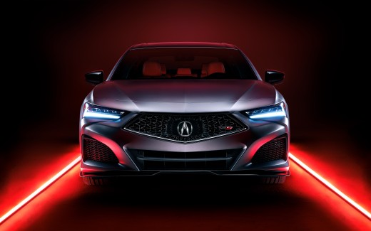 Acura TLX Type S PMC Edition in Gotham Gray 2023 8K Wallpaper