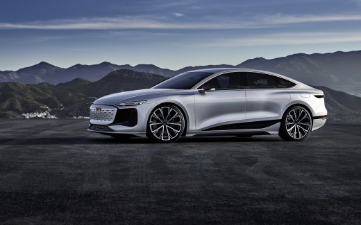 Audi A6 e-tron Concept 2021 4K Wallpaper