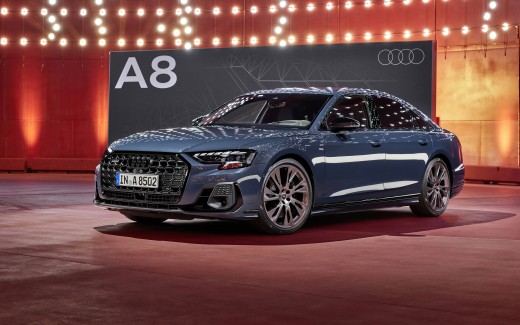 Audi A8 quattro S line 2021 4K Wallpaper