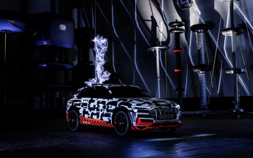 Audi e-tron prototype 2019 4K Wallpaper