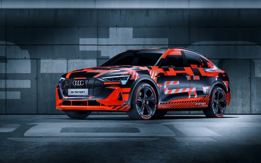 Audi e-tron Sportback Prototype 2019 4K 2 Wallpaper