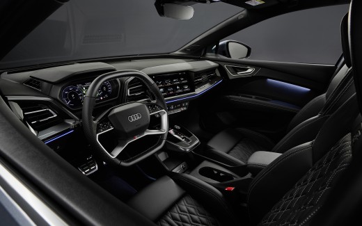 Audi Q4 50 e-tron S line 2021 5K Interior Wallpaper