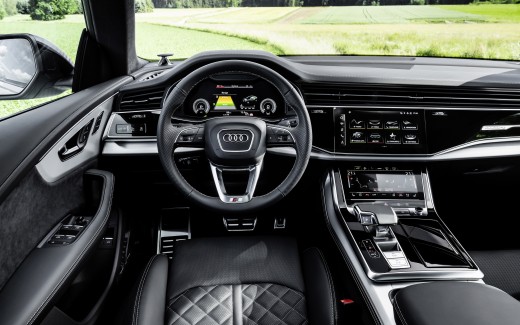 Audi Q8 60 TFSI e quattro S line 2020 4K Interior Wallpaper
