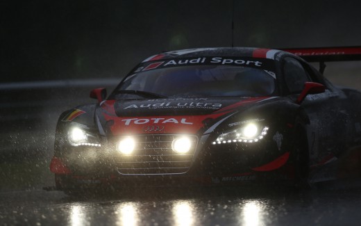 Audi R8 Sport Rain Race Wallpaper