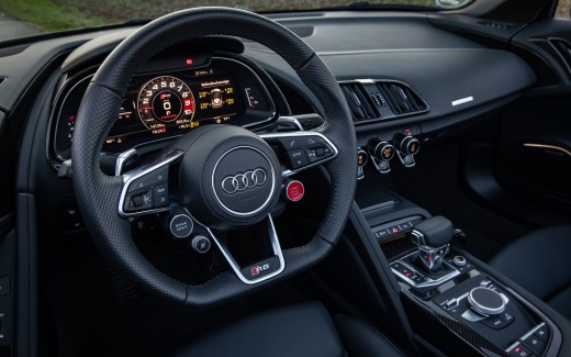 Audi R8 V10 performance Spyder 5K Interior Wallpaper