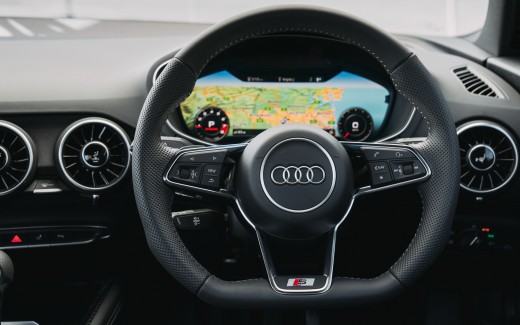 Audi TTS Coupe 2019 4K Interior Wallpaper