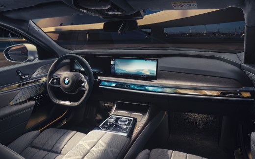 BMW 740i Excellence The First Edition 2022 4K Interior Wallpaper
