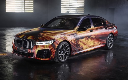 BMW 745e xDrive M Sport Art Car by Gabriel Wickbold 2020 4K Wallpaper