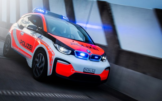 BMW i3 Polizei 2019 4K Wallpaper