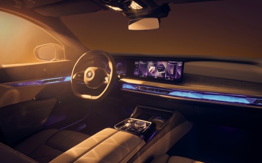 BMW i7 xDrive60L 2022 5K Interior Wallpaper