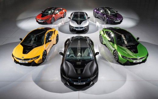 BMW i8 Color Collection Wallpaper