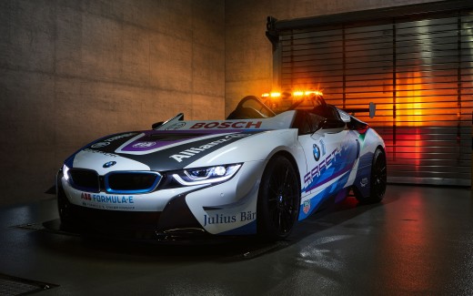 BMW i8 Roadster Formula E Safety Car 2019 5K Wallpaper
