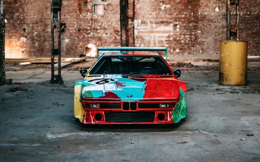 BMW M1 Group 4 Rennversion Art Car by Andy Warhol Italdesign 1979 4K Wallpaper