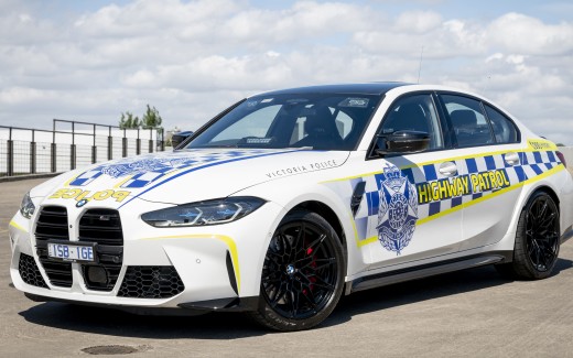 BMW M3 Competition Victoria Police Highway Patrol 2021 4K Wallpaper