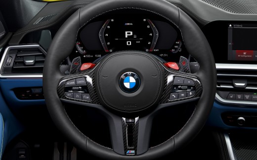 BMW M4 Competition 2020 Interior 5K Wallpaper