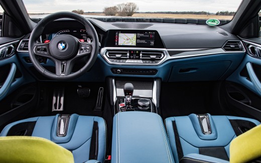 BMW M4 Competition Interior 5K Wallpaper