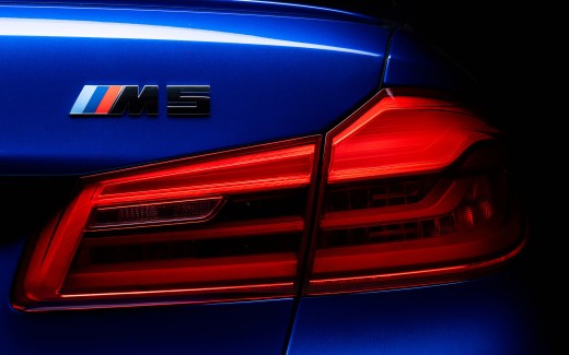 BMW M5 LED Tail Lights 4K Wallpaper