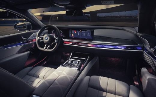 BMW M760e xDrive 2022 Interior 5K Wallpaper