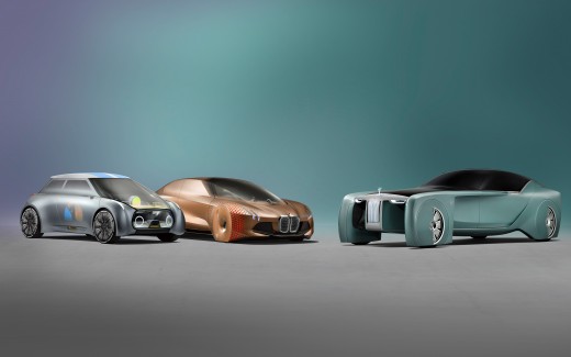 BMW MINI Rolls Royce Vision Next 100 4K Wallpaper
