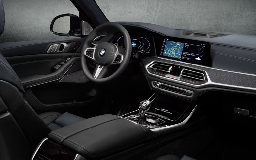 BMW X7 M50i Edition Dark Shadow 2020 4K Interior Wallpaper