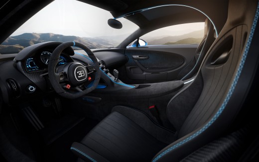 Bugatti Chiron Pur Sport 2020 4K Interior Wallpaper