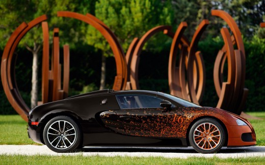 Bugatti Veyron Grand Sport Bernar Venet 3 Wallpaper