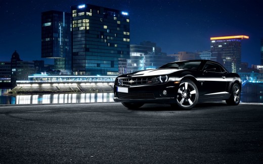 Chevrolet Camaro SS Black Wallpaper