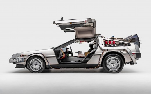 DeLorean DMC-12 Back to the Future 4K Wallpaper