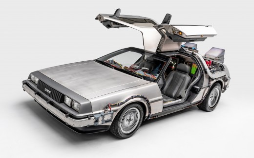 DeLorean DMC-12 Back to the Future 4K 2 Wallpaper