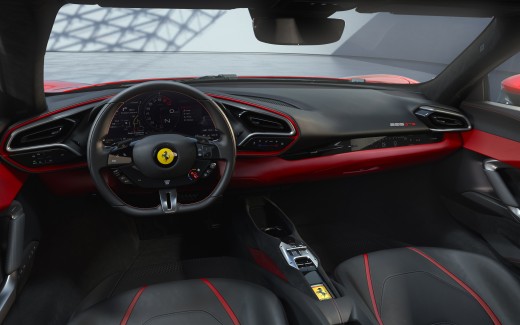 Ferrari 296 GTB 2022 5K Interior Wallpaper