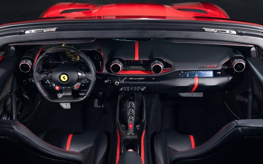 Ferrari 812 GTS 5K Interior Wallpaper