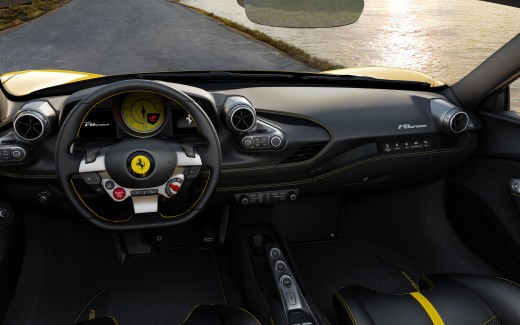 Ferrari F8 Spider  2019 4K Interior Wallpaper