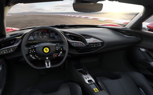 Ferrari SF90 Stradale 2019 4K Interior Wallpaper