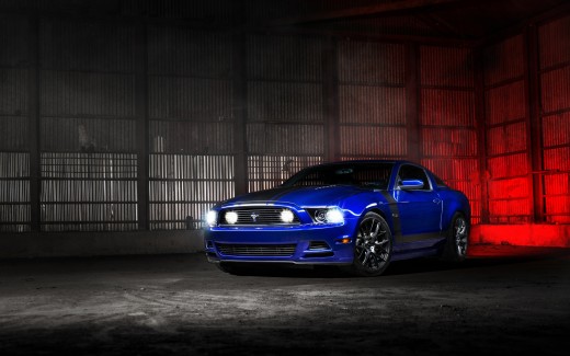Ford Mustang Blue Wallpaper
