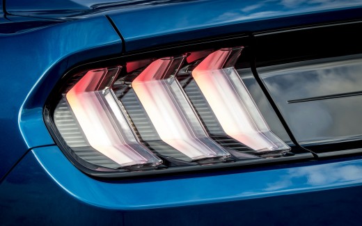 Ford Mustang LED Tail lights 4K Wallpaper