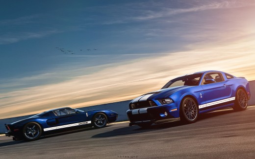 Ford Mustang Shelby GT500 Ford GT Wallpaper