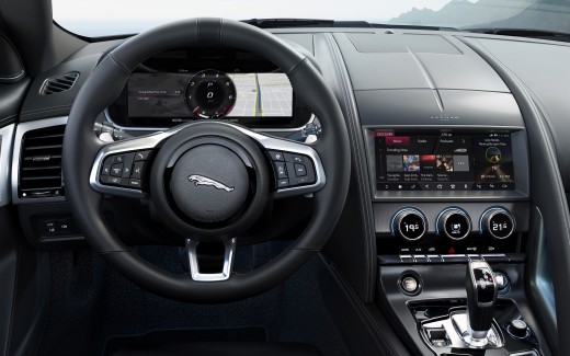 Jaguar F-Type R Coupe 2020 4K Interior Wallpaper