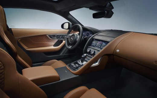 Jaguar F-Type R Coupe 2020 4K Interior 2 Wallpaper