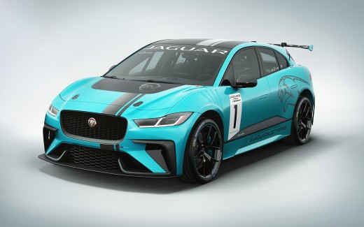 Jaguar I PACE eTROPHY Electric Race Car 4K 3 Wallpaper