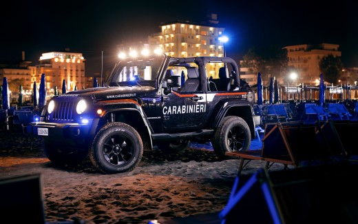 Jeep Wrangler Carabinieri 4K Wallpaper