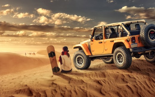 Jeep Wrangler Desert Off road Wallpaper