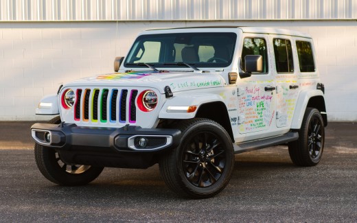 Jeep Wrangler Unlimited Sahara 4xe Motor City Pride Marshal Vehicle 2021 5K Wallpaper