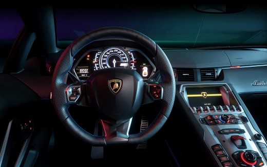 Lamborghini Aventador Interior CGI Wallpaper