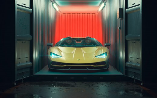Lamborghini Centenario Roadster 4K Wallpaper