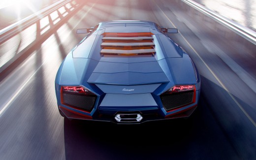 Lamborghini CGI Rear Wallpaper