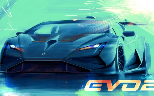 Lamborghini Huracán Super Trofeo EVO2 2022 4K Wallpaper