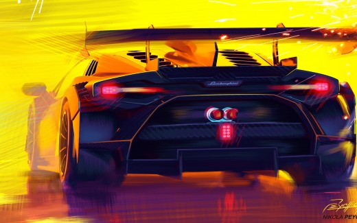 Lamborghini Huracán Super Trofeo EVO2 2022 4K 3 Wallpaper