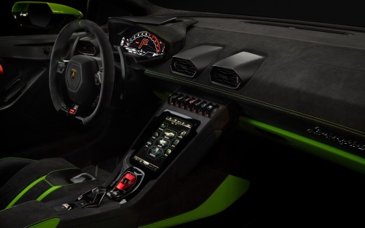 Lamborghini Huracán Tecnica 2022 Interior 5K Wallpaper