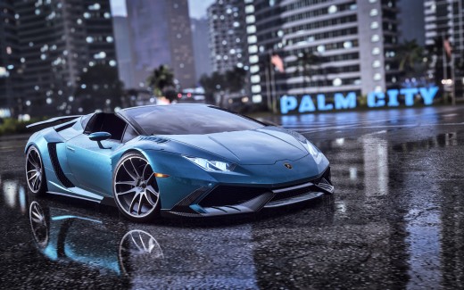 Lamborghini in Need For Speed Heat Wallpaper