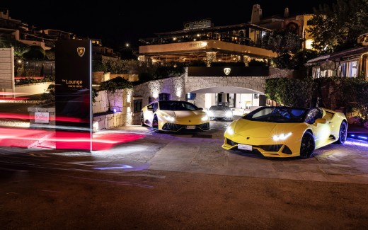 Lamborghini Lounge in Porto Cervo 4K Wallpaper